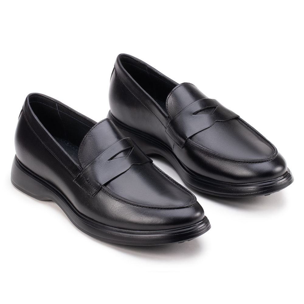 Sapato Casual Penny Loafer Preto - Sapataria Cometa