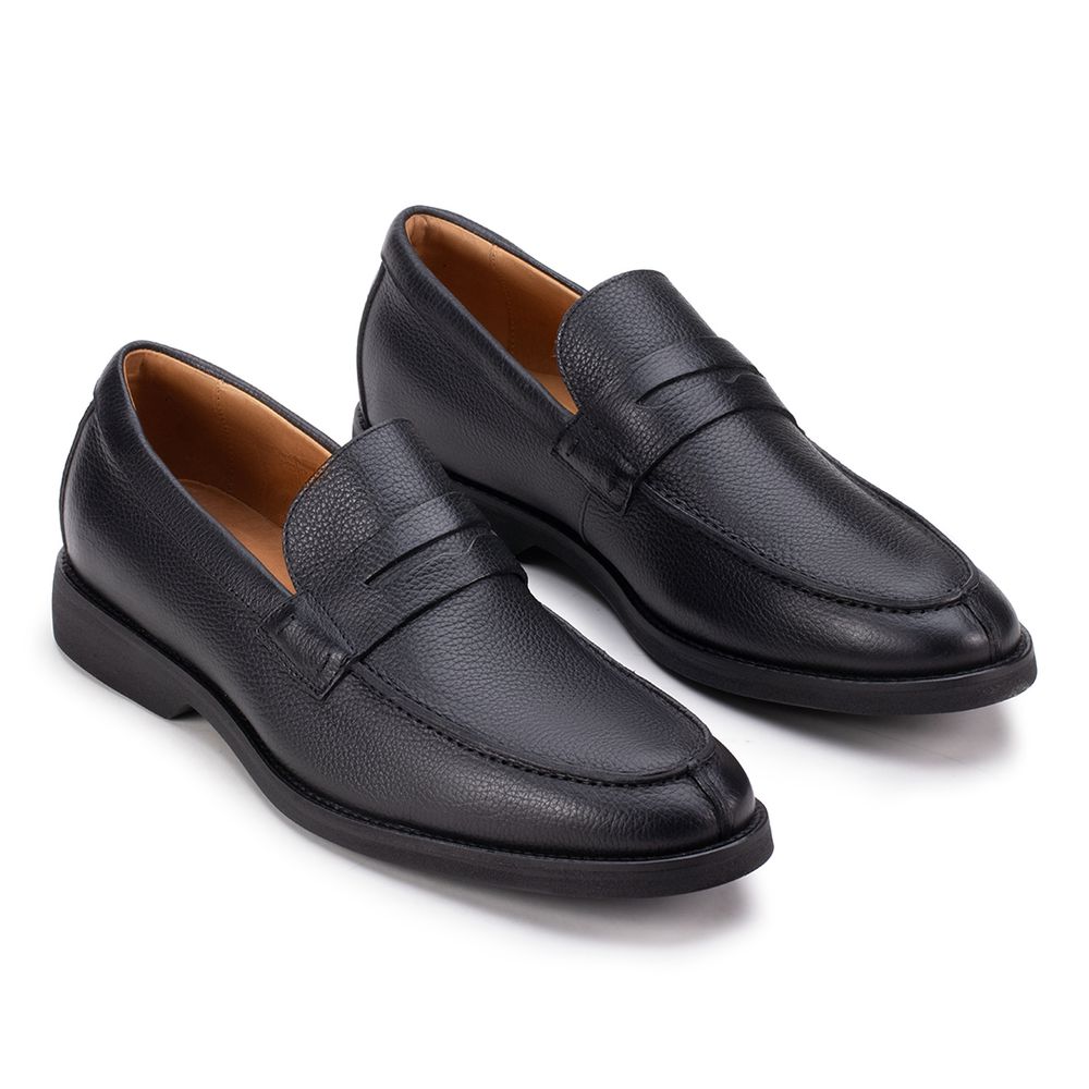 Sapato Casual Penny Loafer Preto - Sapataria Cometa