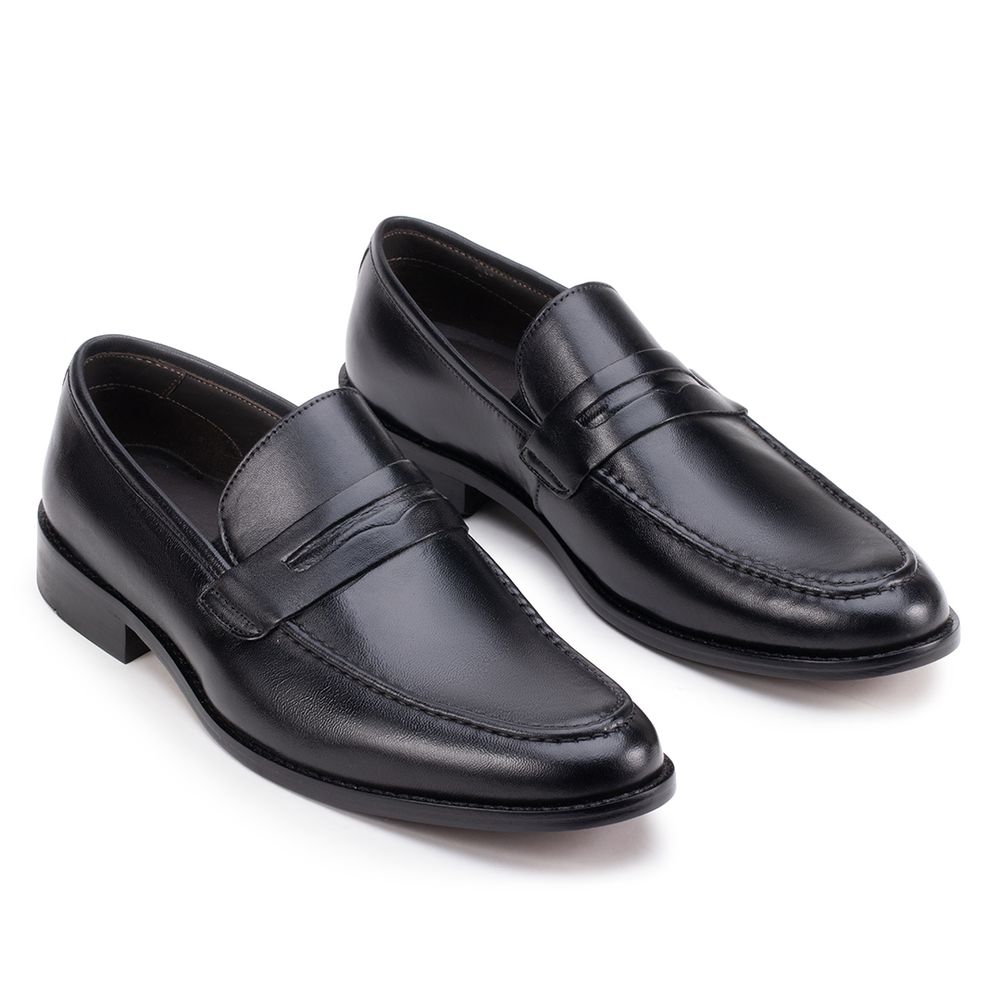 Sapato Social Penny Loafer Preto - Sapataria Cometa