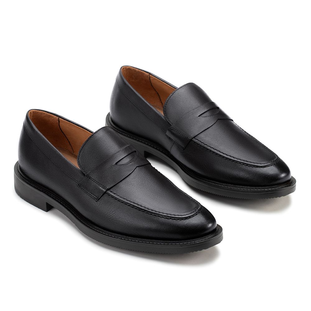 Sapato Social Penny Loafer Preto