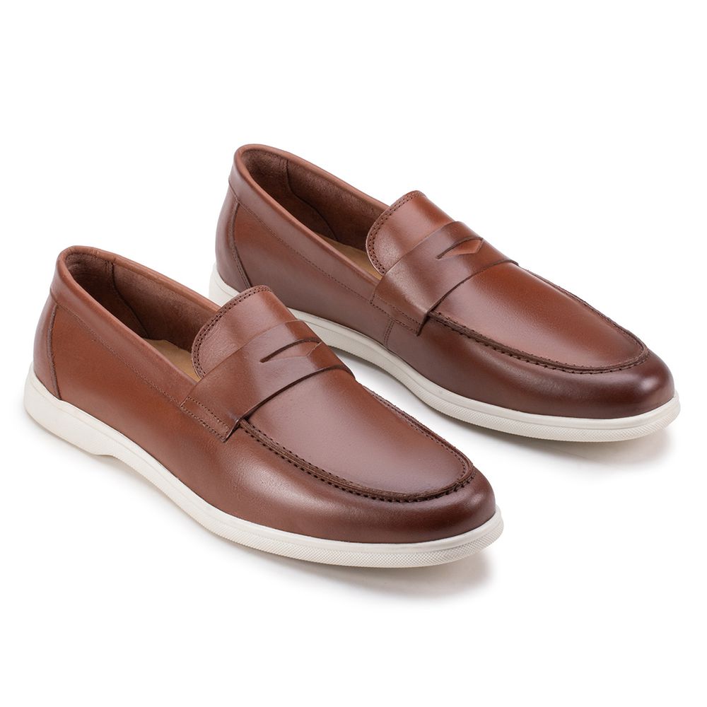 Sapato Casual Penny Loafer Havana - Sapataria Cometa