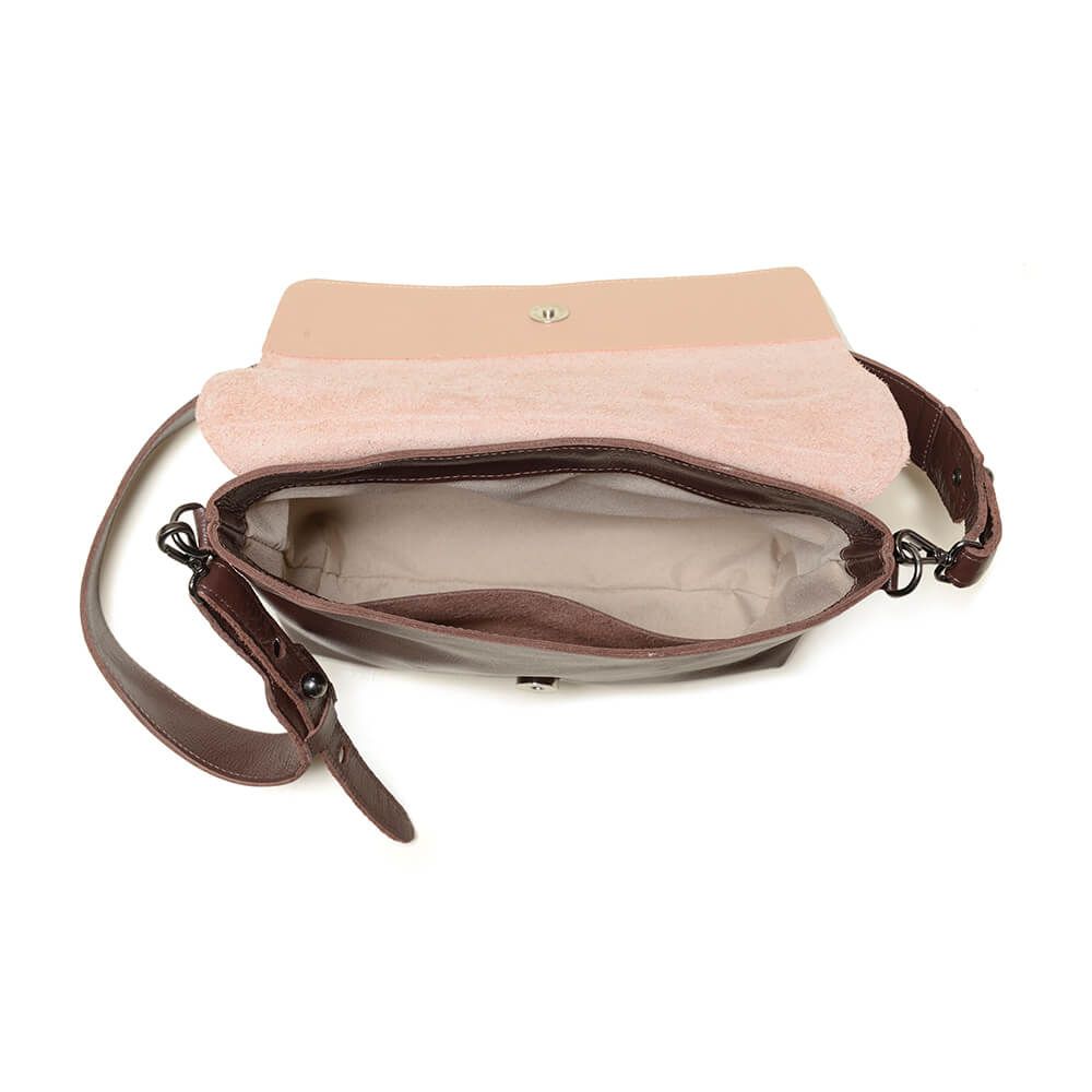 Bolsa RetrÔ - MOÓCA - Madeira e Nude