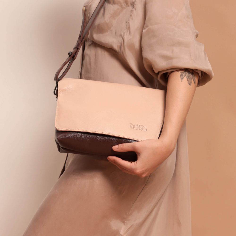 Bolsa RetrÔ - MOÓCA - Madeira e Nude