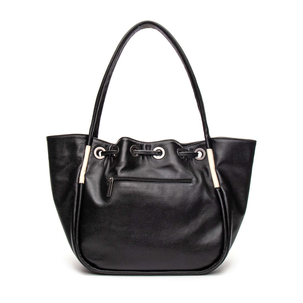 Bolsa RetrÔ - Preto e Off White - MOVIMENTO