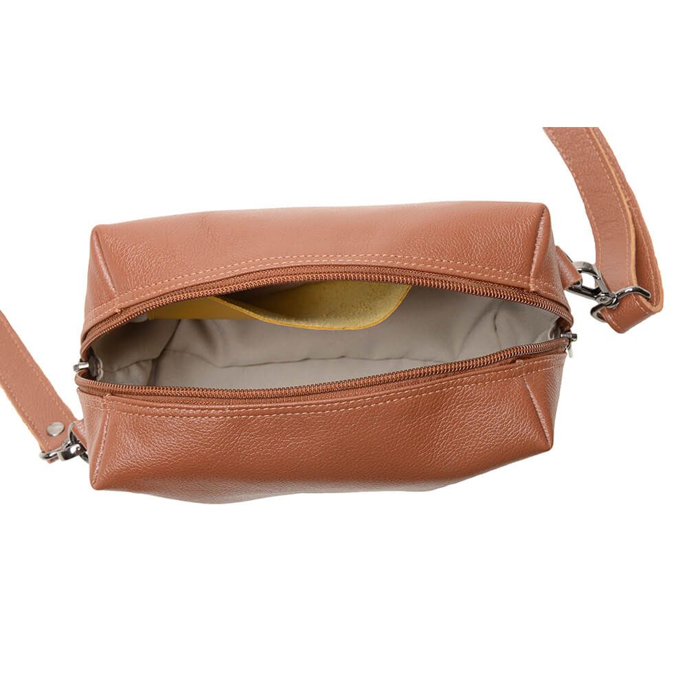 Bolsa RetrÔ - ADORAR - Chocolate E Mostarda