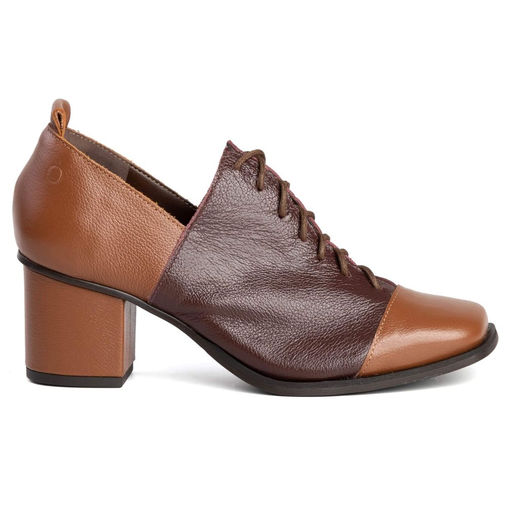 Sapato Boneca CITRINO - Chocolate e Madeira - 400.39