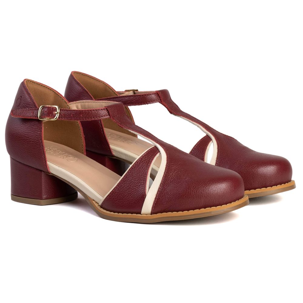 Sapato Boneca - INSPIRAR - Chilli E Off White - 2075.6