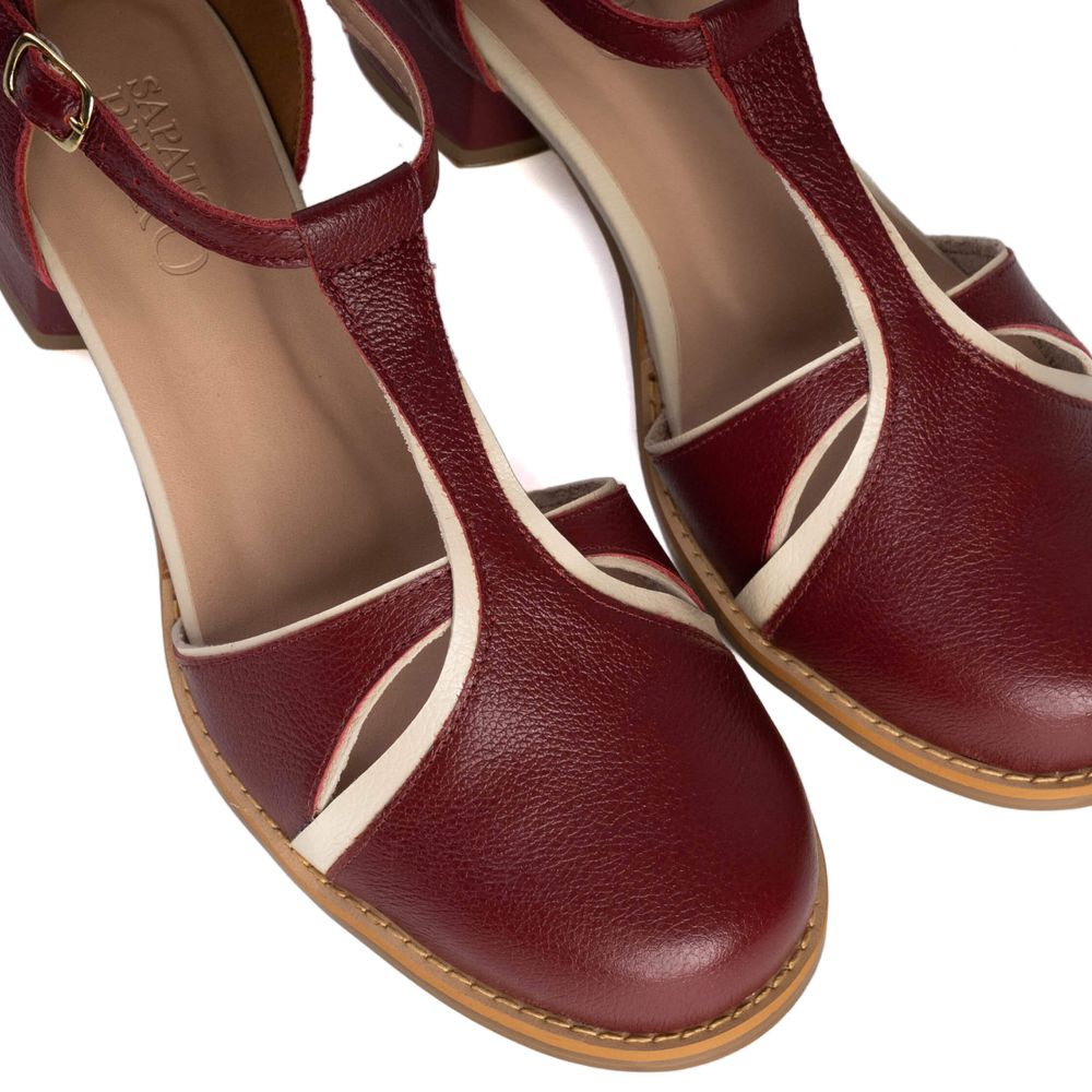 Sapato Boneca - INSPIRAR - Chilli E Off White - 2075.6