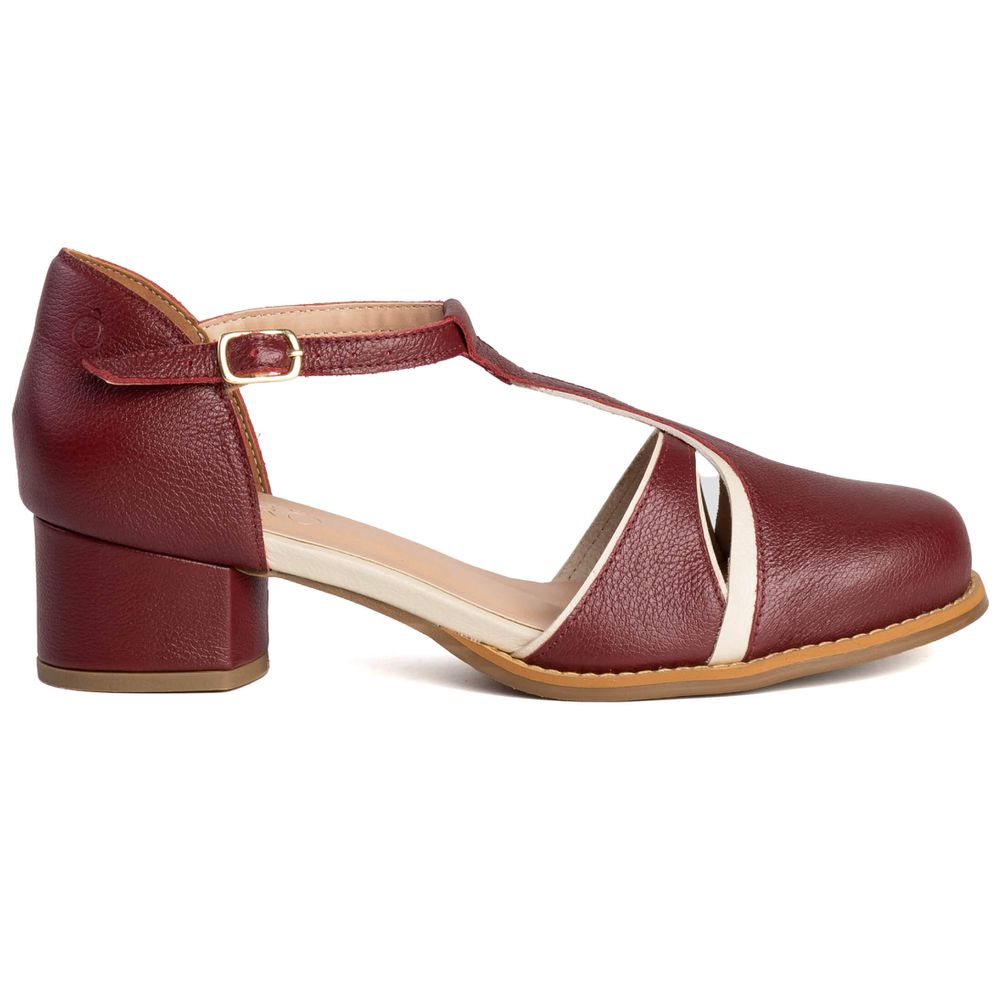 Sapato Boneca - INSPIRAR - Chilli E Off White - 2075.6