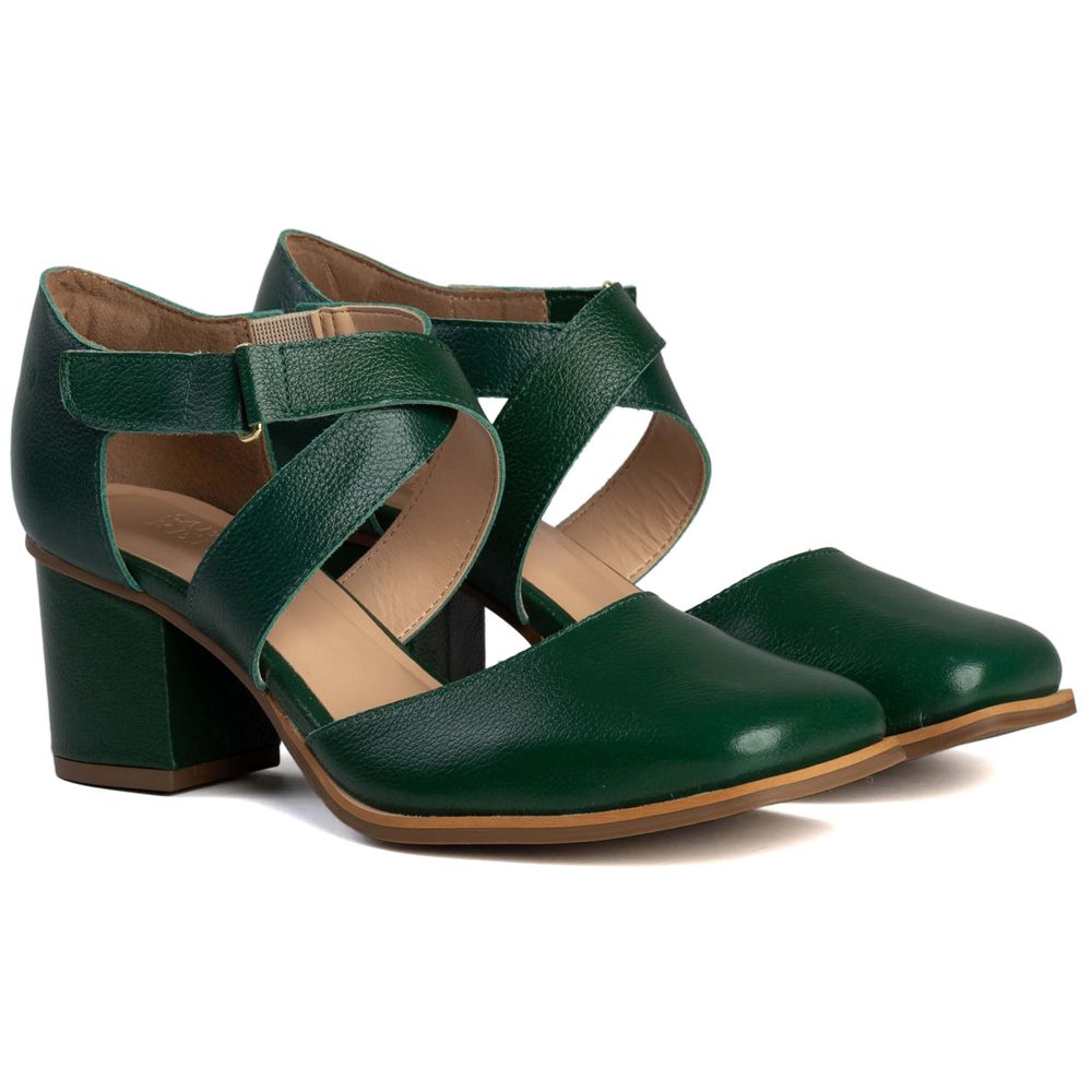 Sapato Boneca - MILÃO - Verde Folha - 400.03