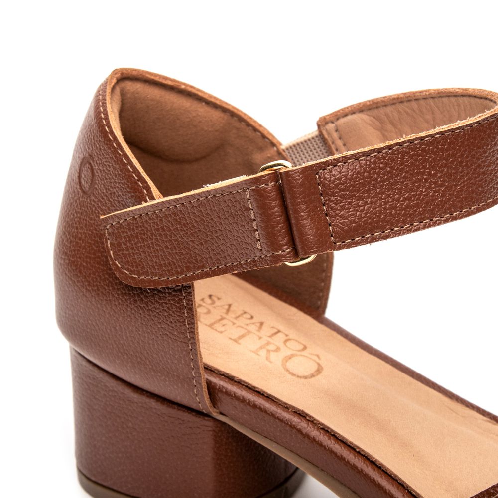 Sandália RetrÔ - Chocolate - FIRENZE