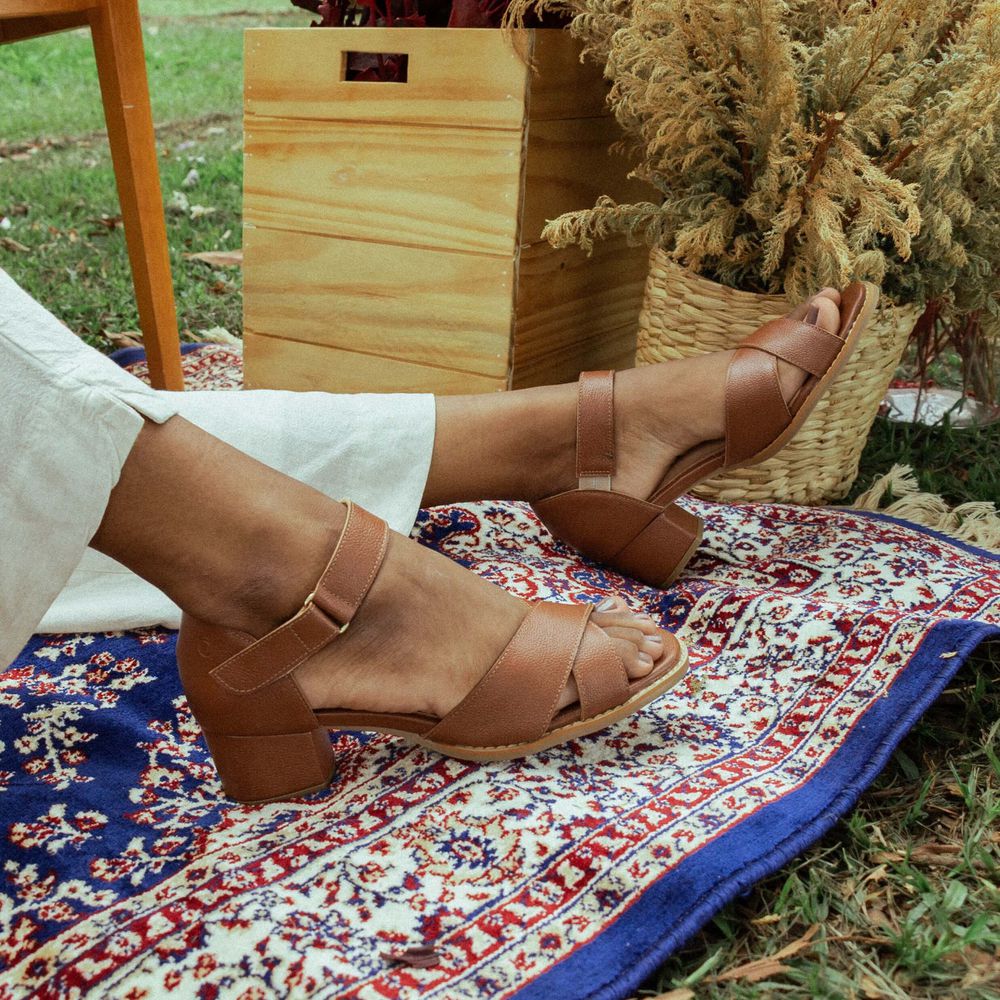 Sandália RetrÔ - Chocolate - FIRENZE