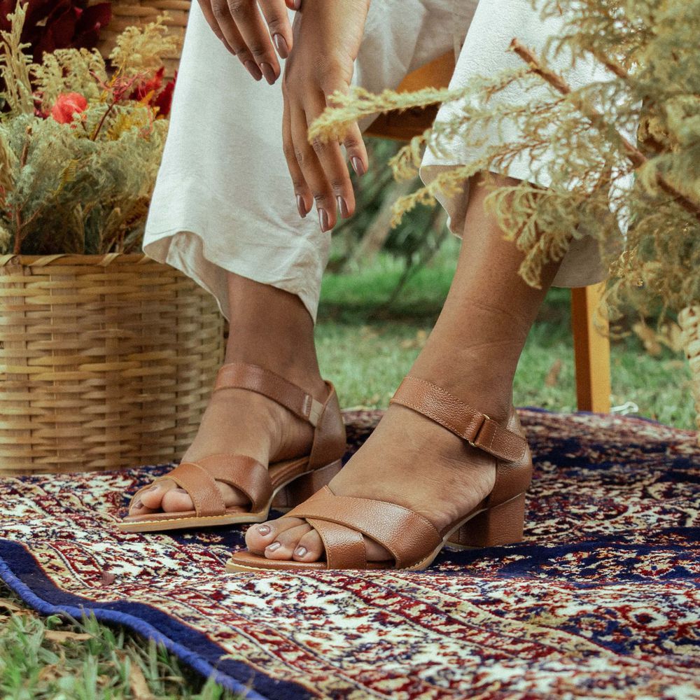 Sandália RetrÔ - Chocolate - FIRENZE