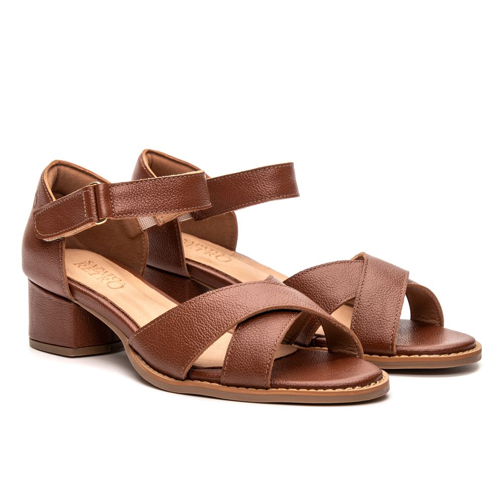 Sandália RetrÔ - Chocolate - FIRENZE