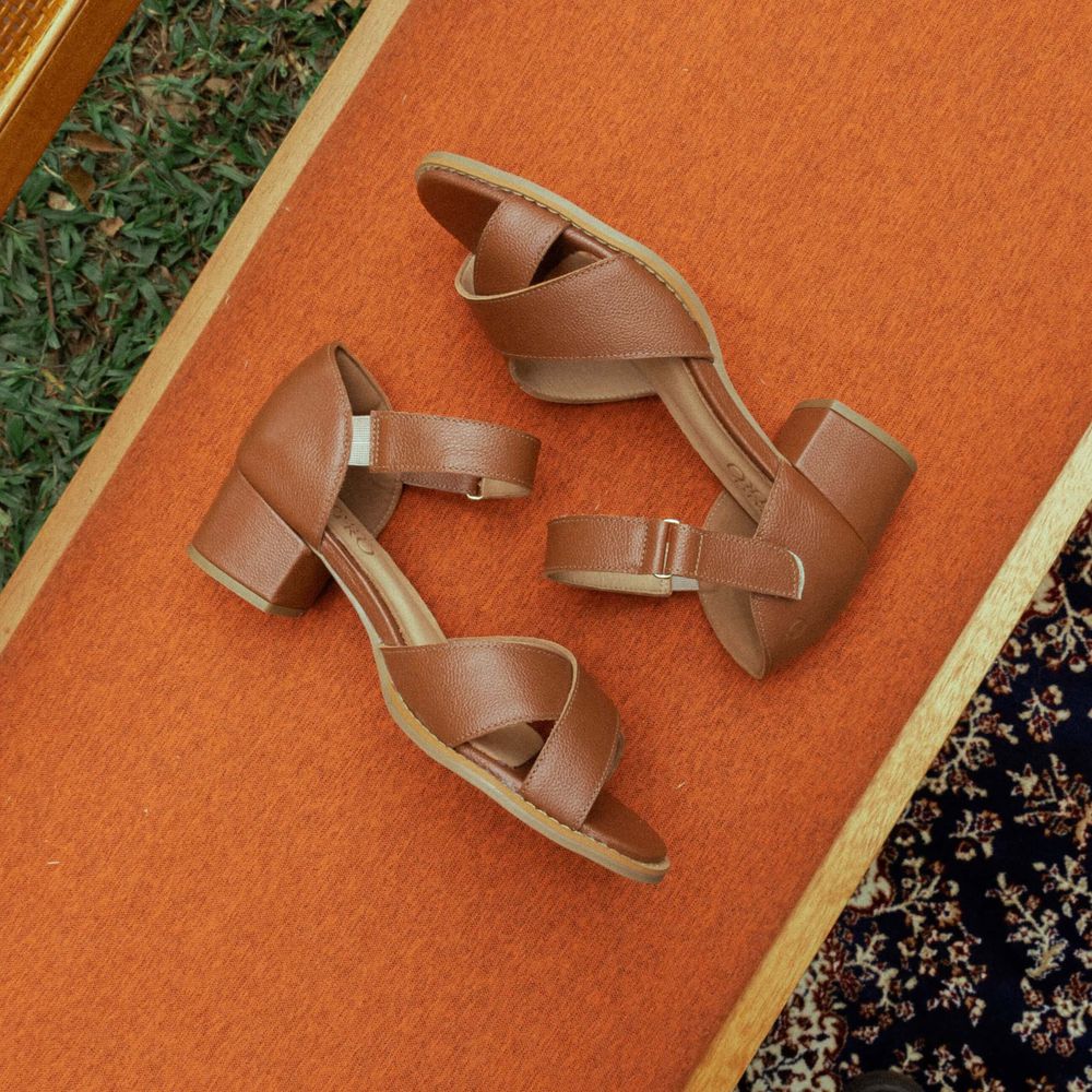 Sandália RetrÔ - Chocolate - FIRENZE