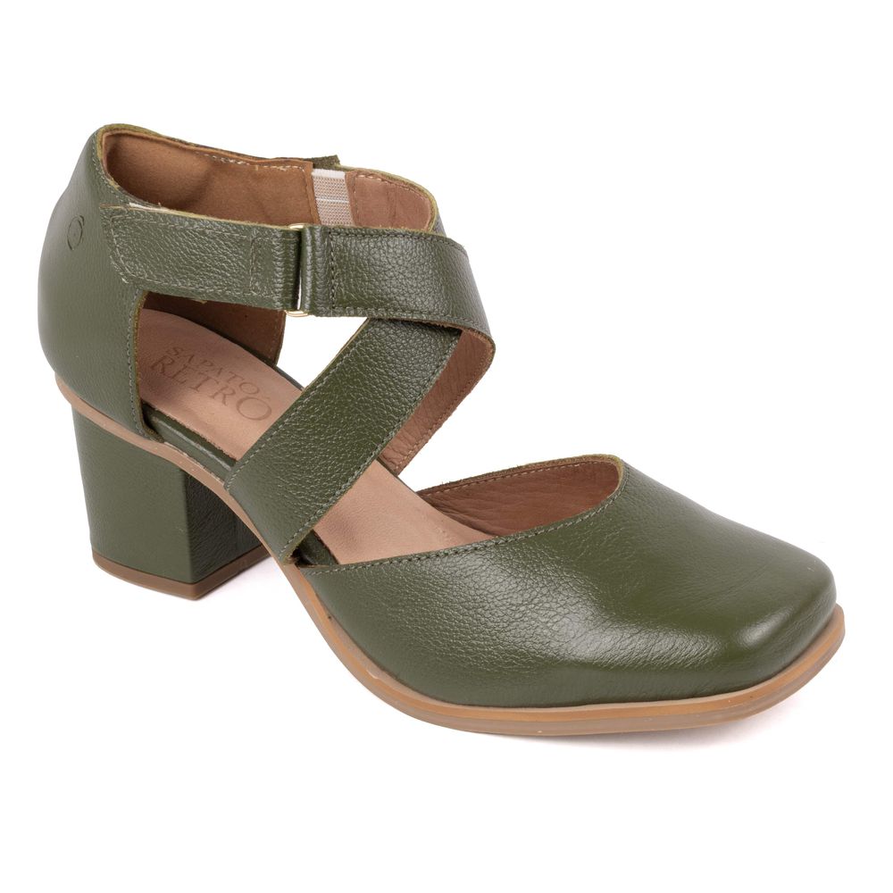 Sapato Boneca - MILÃO - Verde Musgo - 400.03