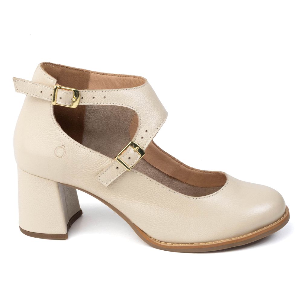 Sapato Boneca - Off White - LUZ