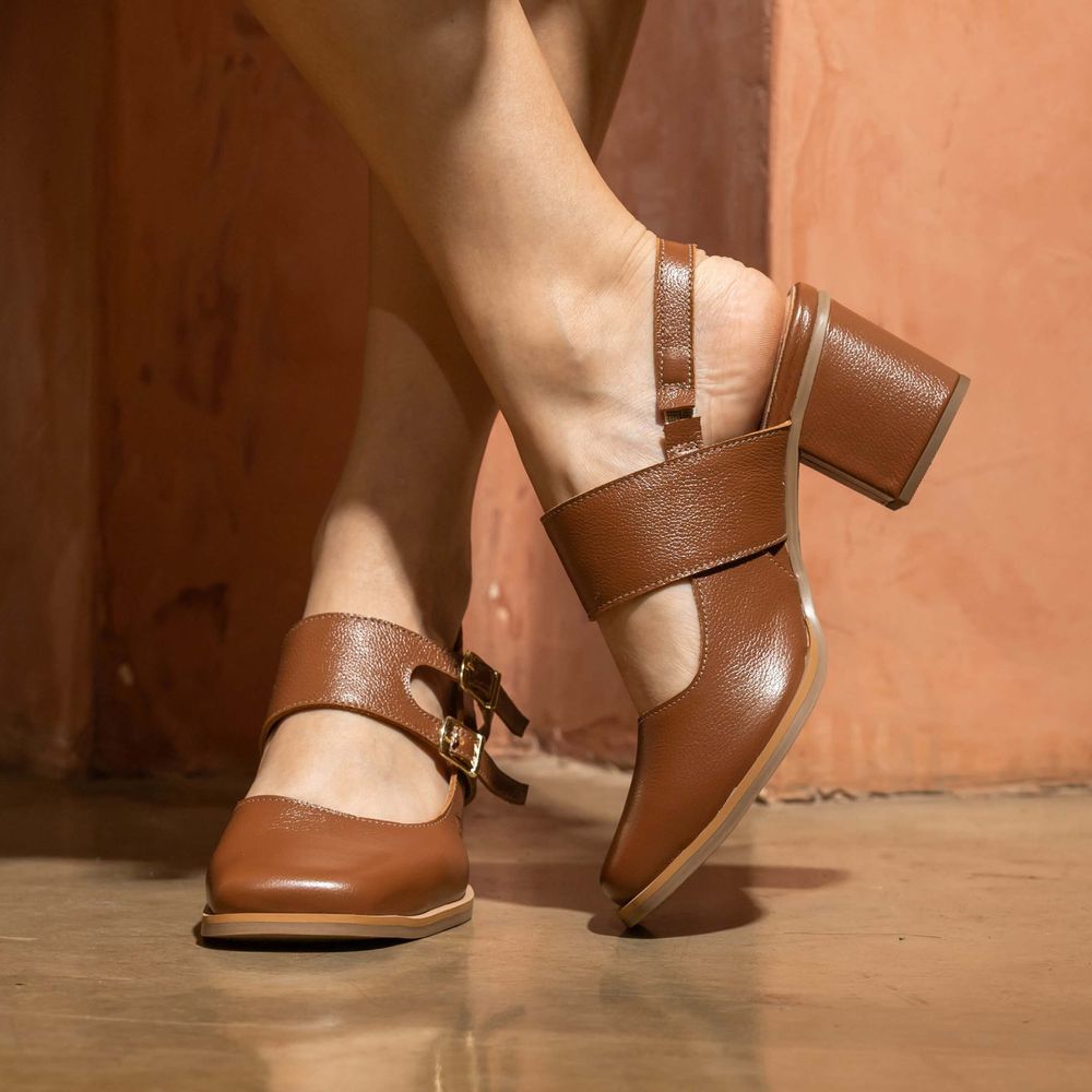 Sapato Boneca RetrÔ - Chocolate - UNIR