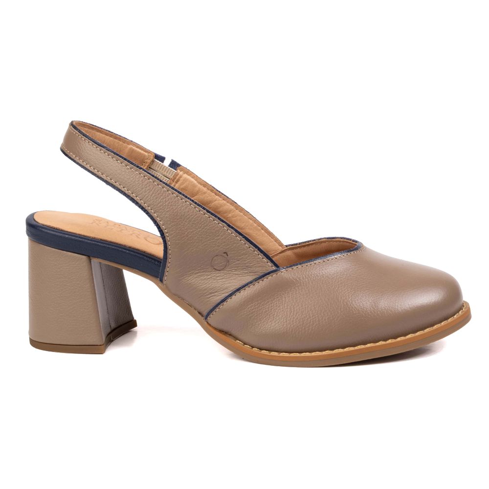 Sapato Boneca RetrÔ - Fendi e Azul Anil - ALÉM
