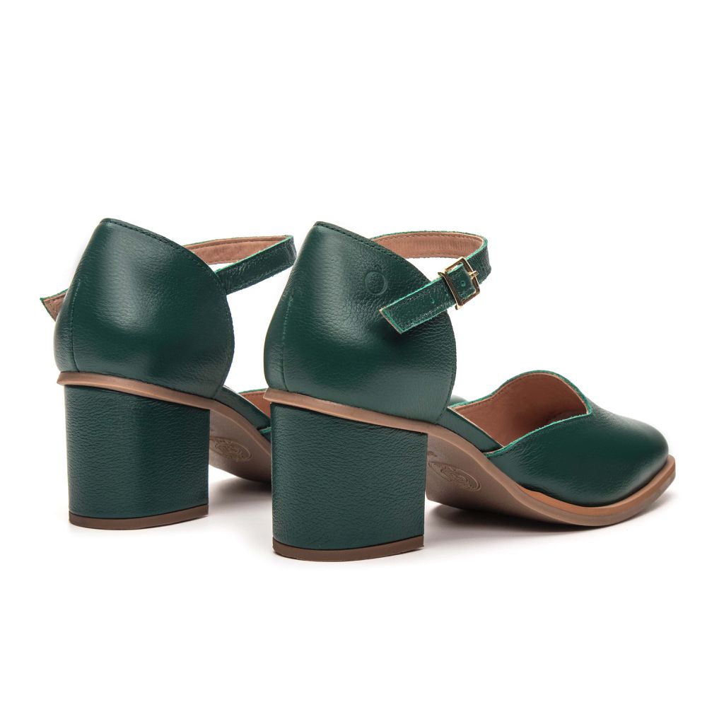 Sapato Boneca RetrÔ - Verde Folha - HORIZONTE