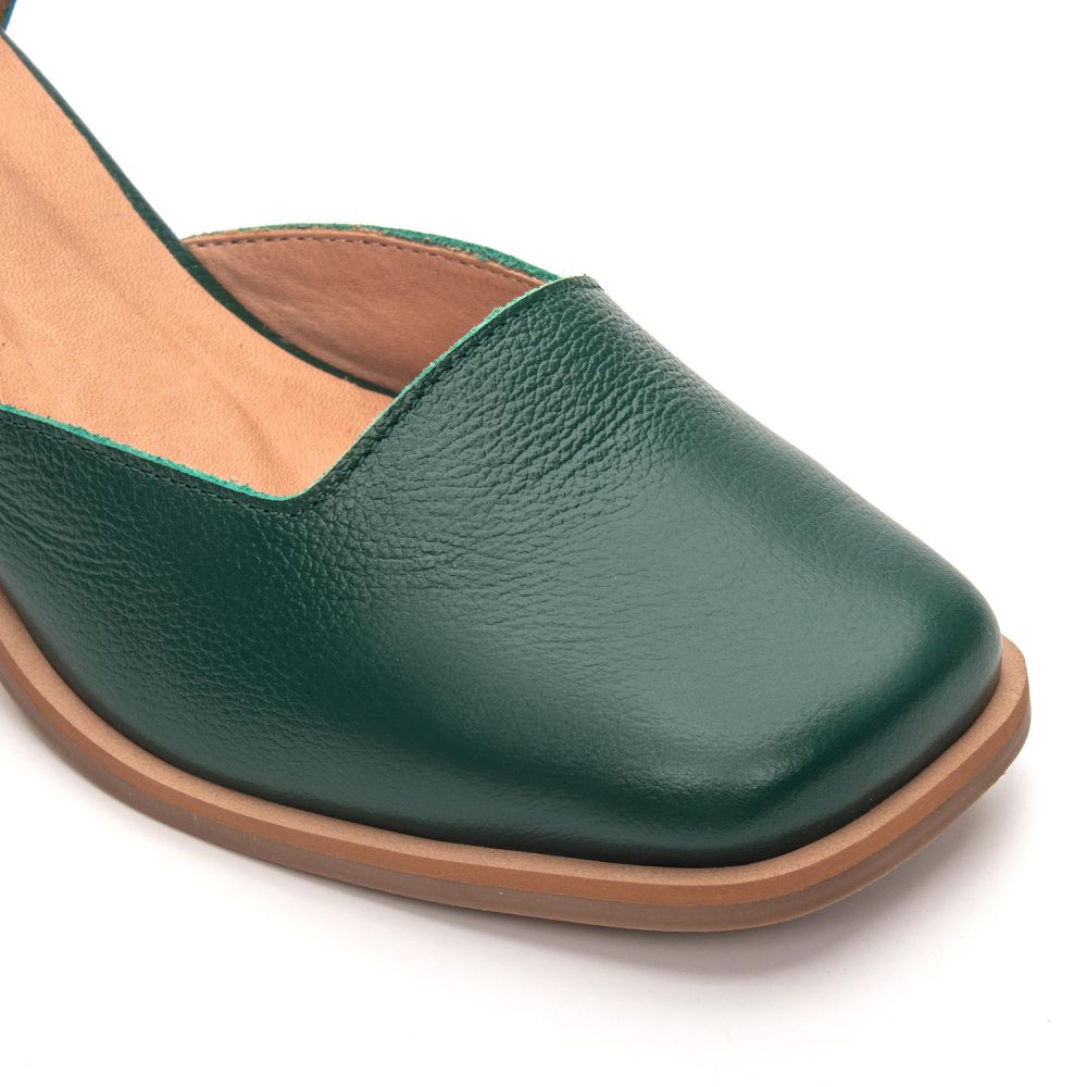 Sapato Boneca RetrÔ - Verde Folha - HORIZONTE