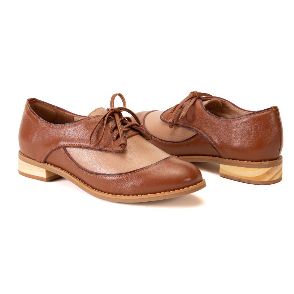 Sapato Oxford - Chocolate e Bali - HÍSTORIA