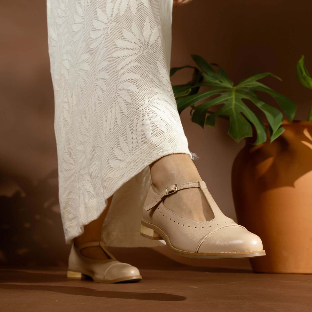 Sapatilha RetrÔ - Nude - ORIGEM