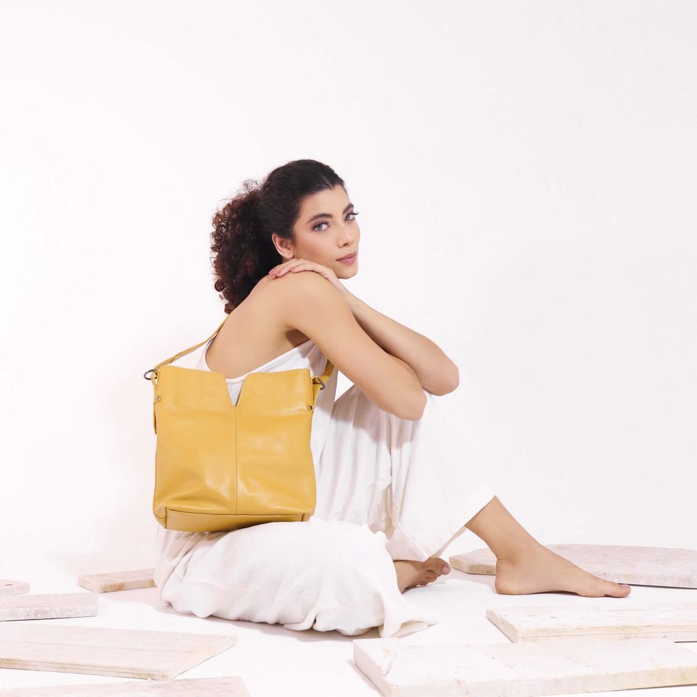 Bolsa RetrÔ - CRISTAL - Mostarda