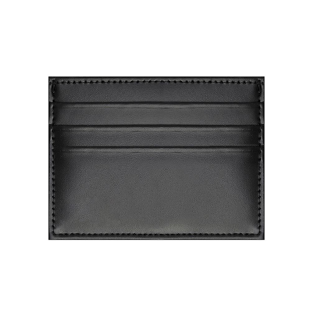 Porta Cartão Masculino em Couro Preto
