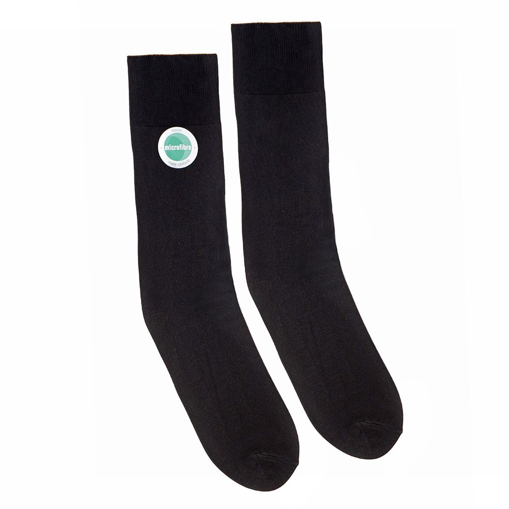 Meia Social Microfibra Preto