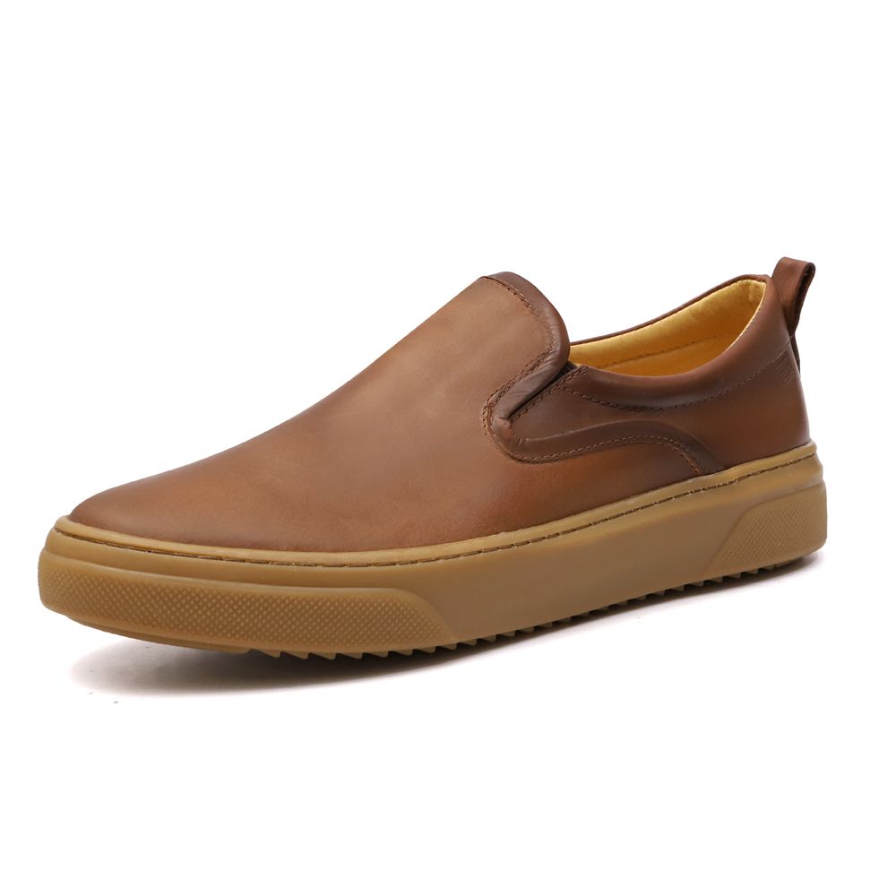 Slip on outlet marrom masculino