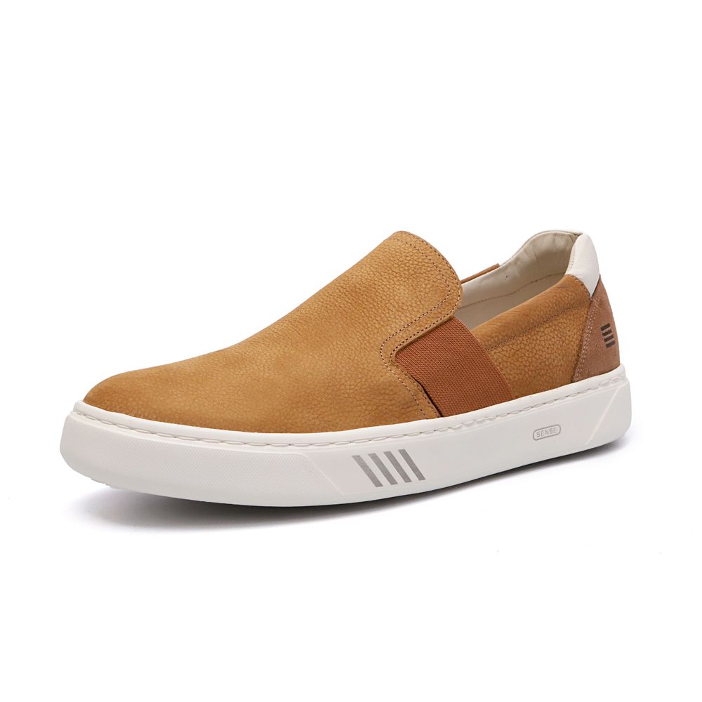Slip on caramelo masculino cheap