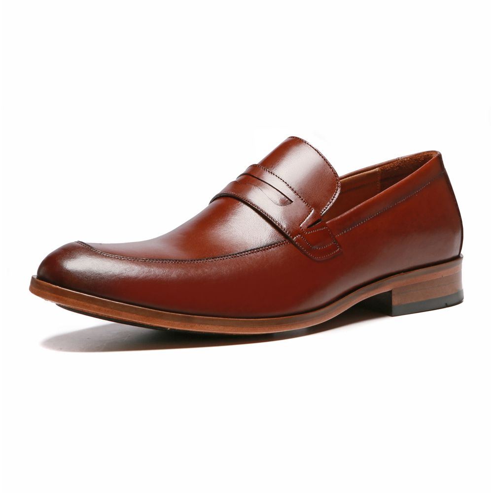 SAPATO LOAFER MASCULINO SOCIAL EM COURO MARROM SERGIO S