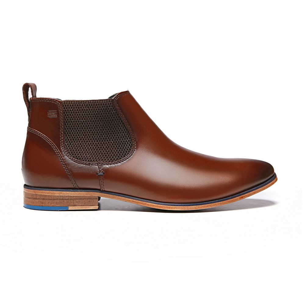 Bota chelsea masculina marrom cheap