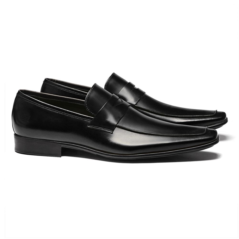 Sapato Loafer Masculino Social Em Couro Preto 