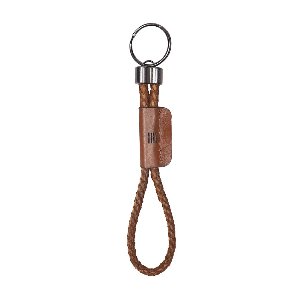 CHAVEIRO MASCULINO EM COURO MARROM