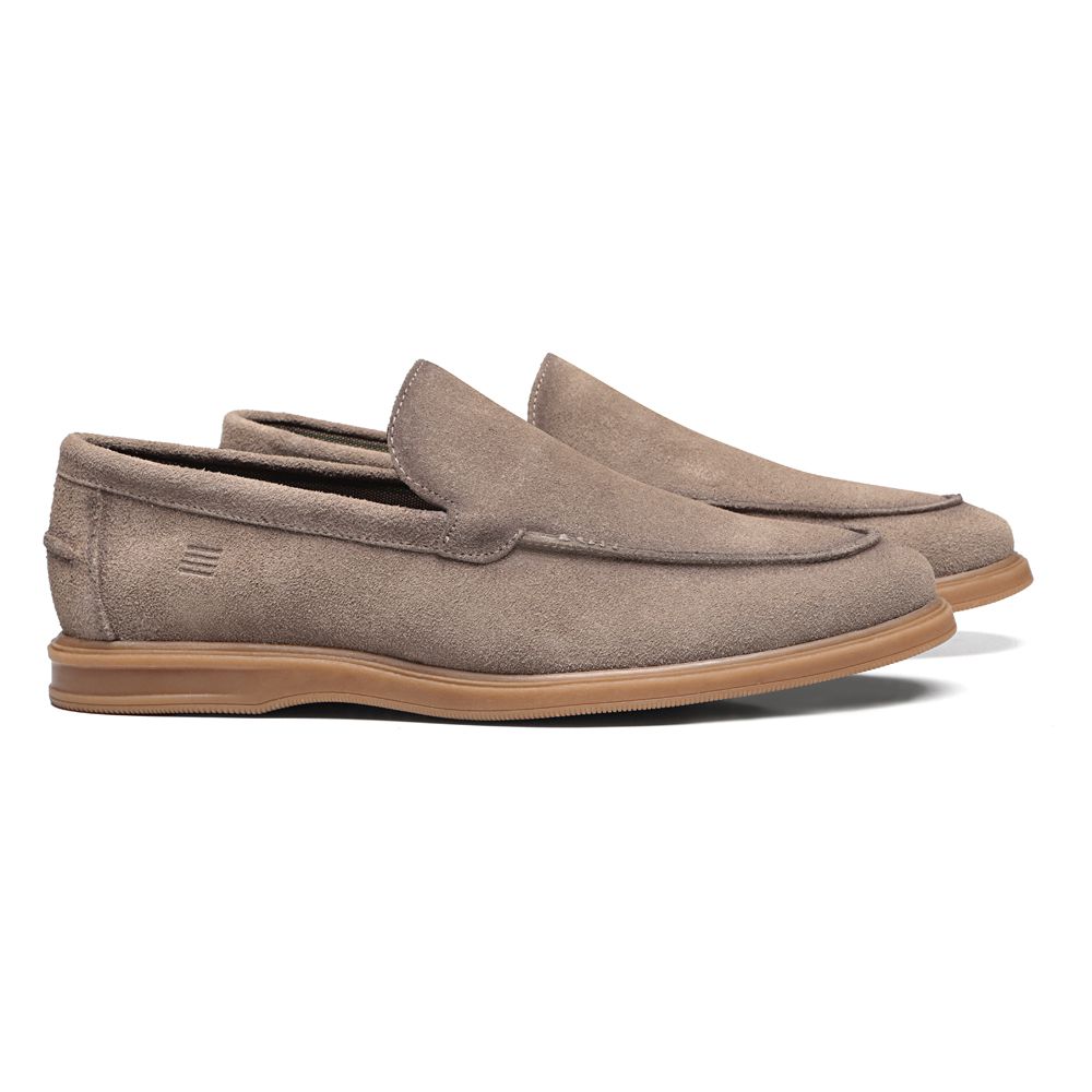SAPATO VITTORIO MOCASSIM MASCULINO CASUAL EM COURO MARROM