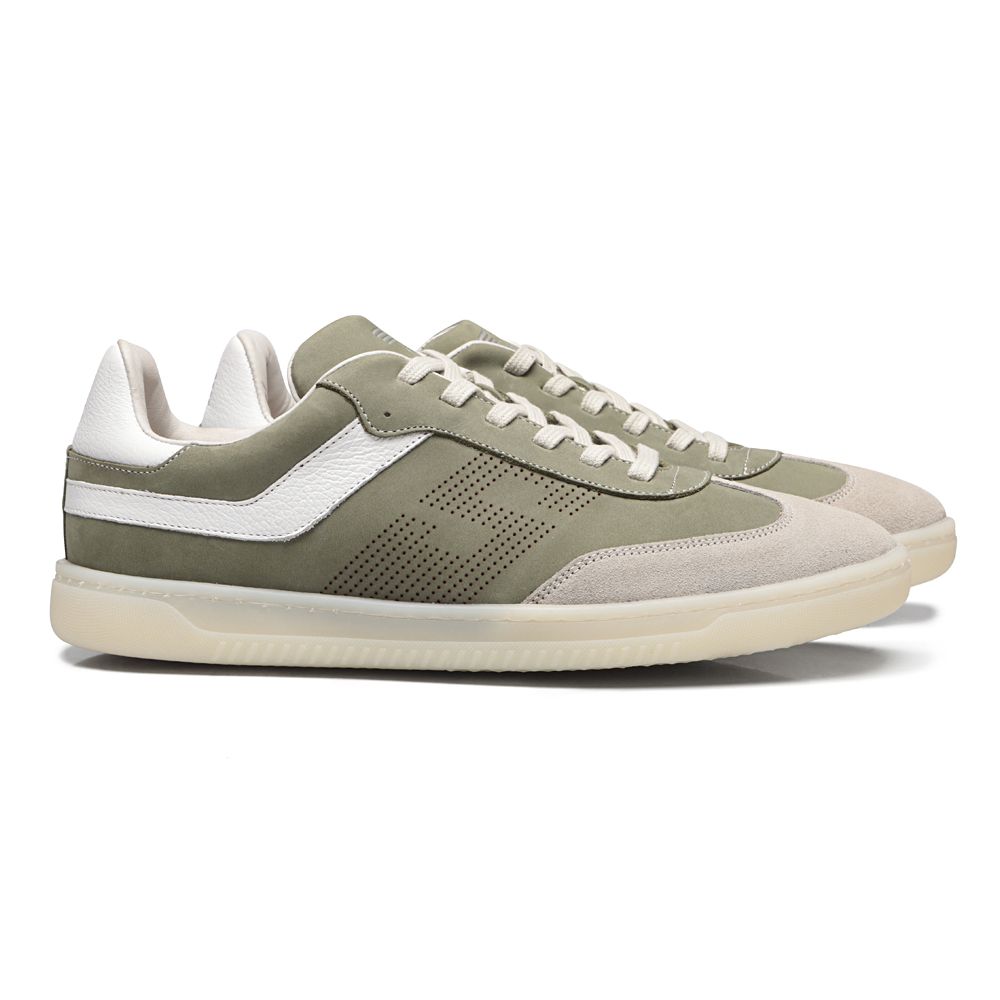 TÊNIS BOCELLI MASCULINO EM COURO BRANCO COM CONFORTO