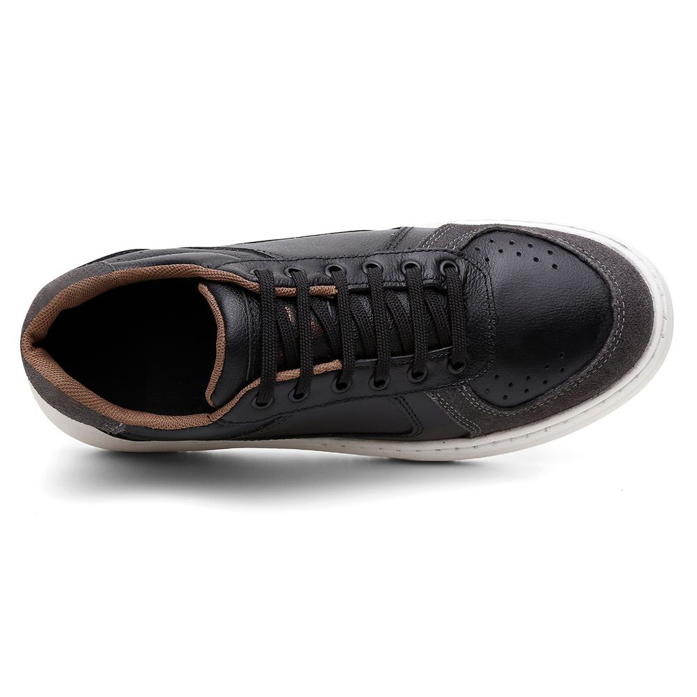 Sapatenis Firenze Couro Legitimo Solado Nuvem Ronco Ferraro | Preto