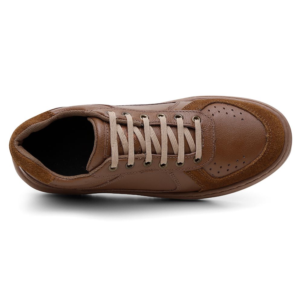 Sapatenis Firenze Couro Legitimo Solado Nuvem Ronco Ferraro | Capuccino