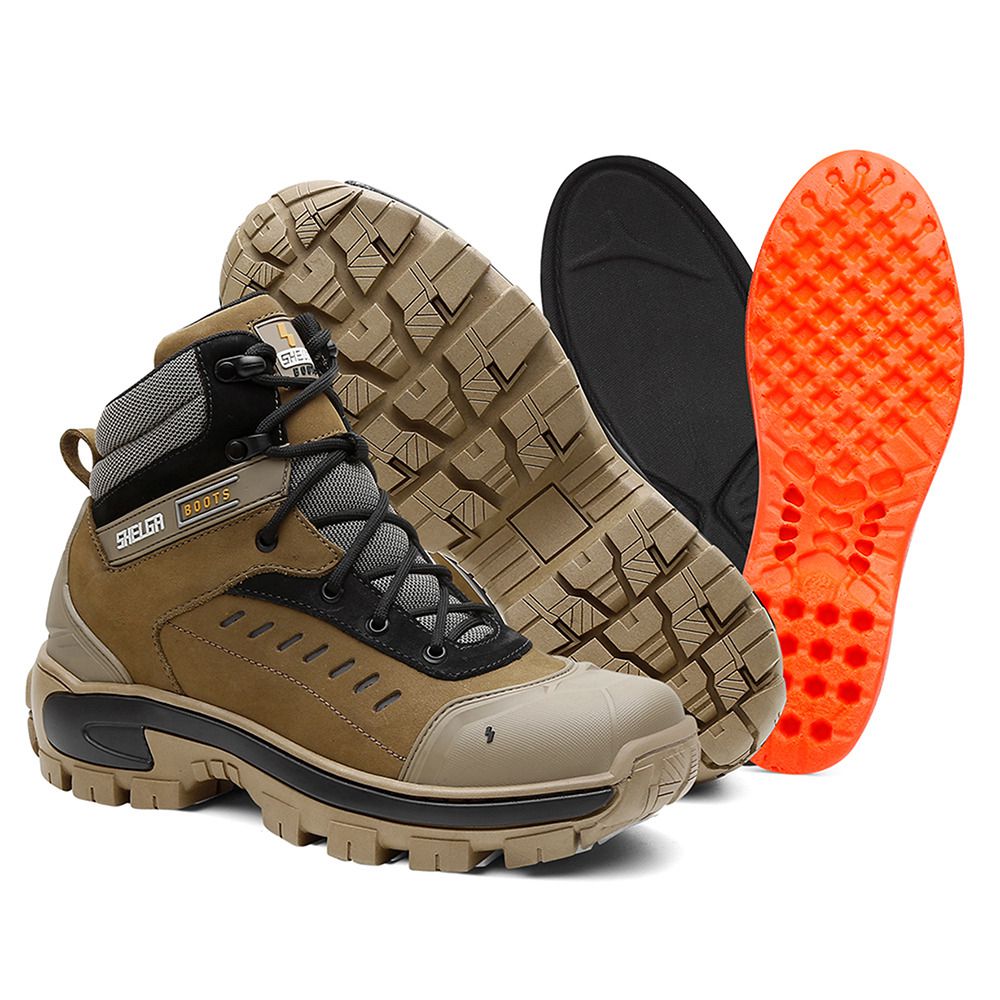 Kit Bota Saara + Luva Fit + Balaclava | Creme - CA 52083