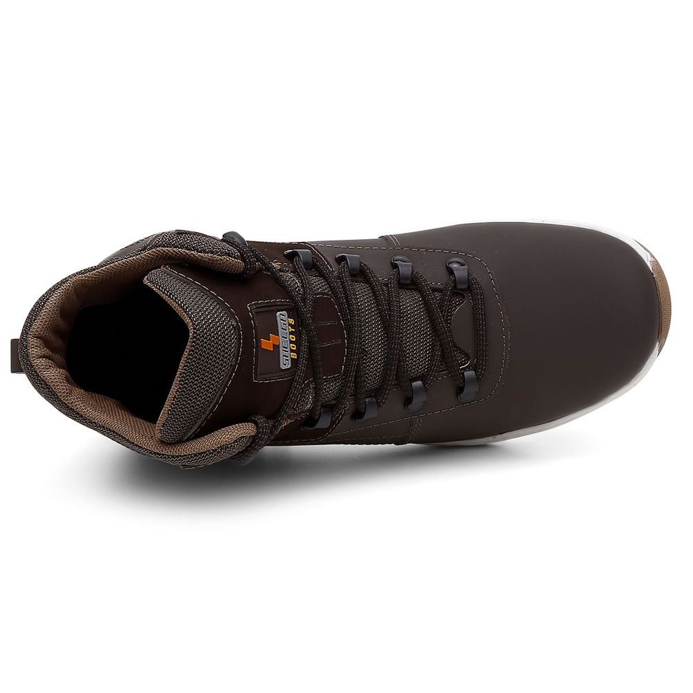 Kit Bota Style + Chinelo Basic Unissex | Café - CA 52083