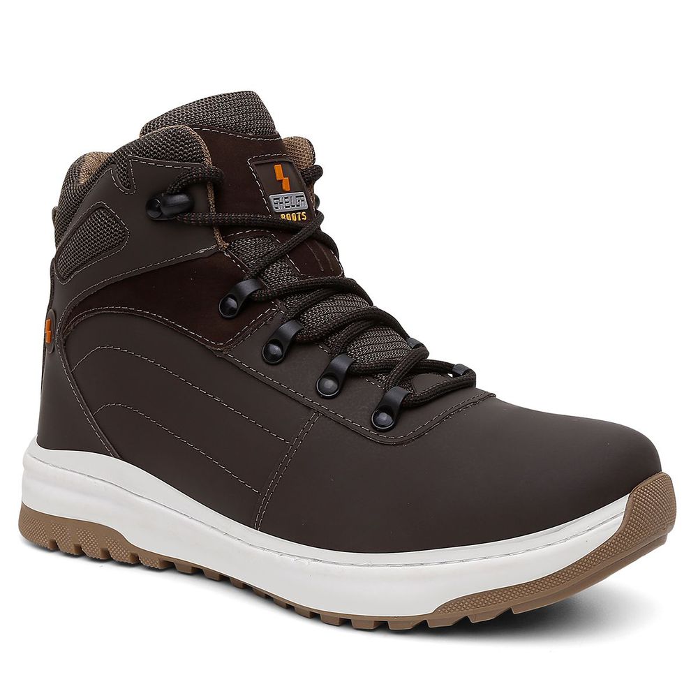 Kit Bota Style + Chinelo Basic Unissex | Café - CA 52083