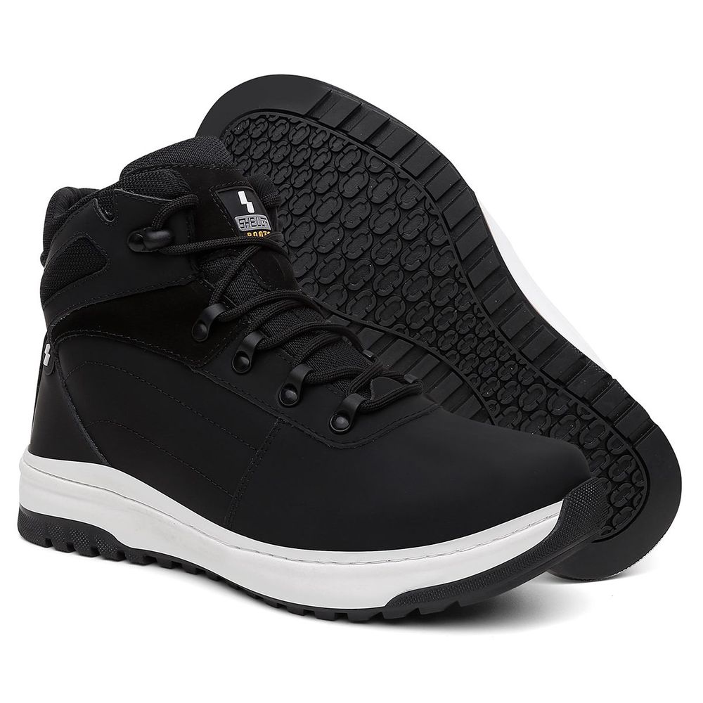 Kit Bota Style + Chinelo Basic Unissex | Preto - CA 52083