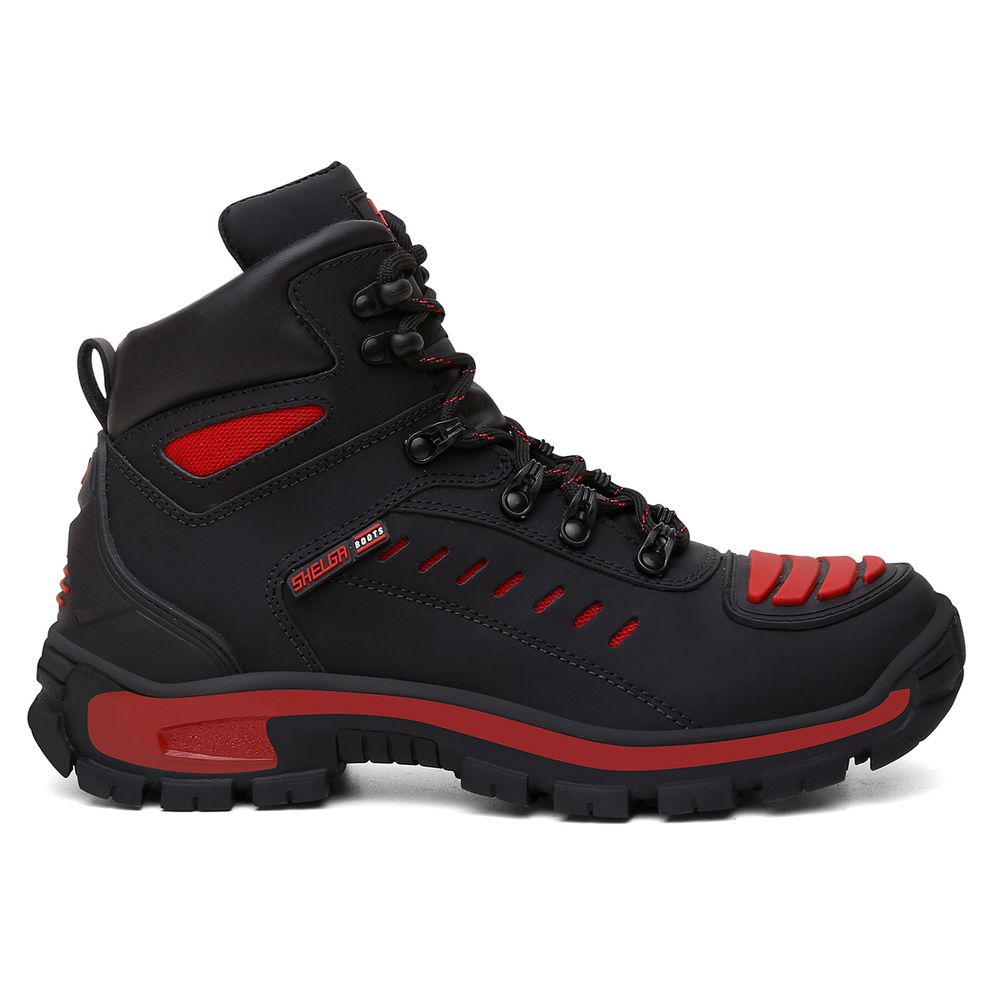 Kit Bota Motor + Luva Fit + Balaclava | Vermelho - C.A 52083 