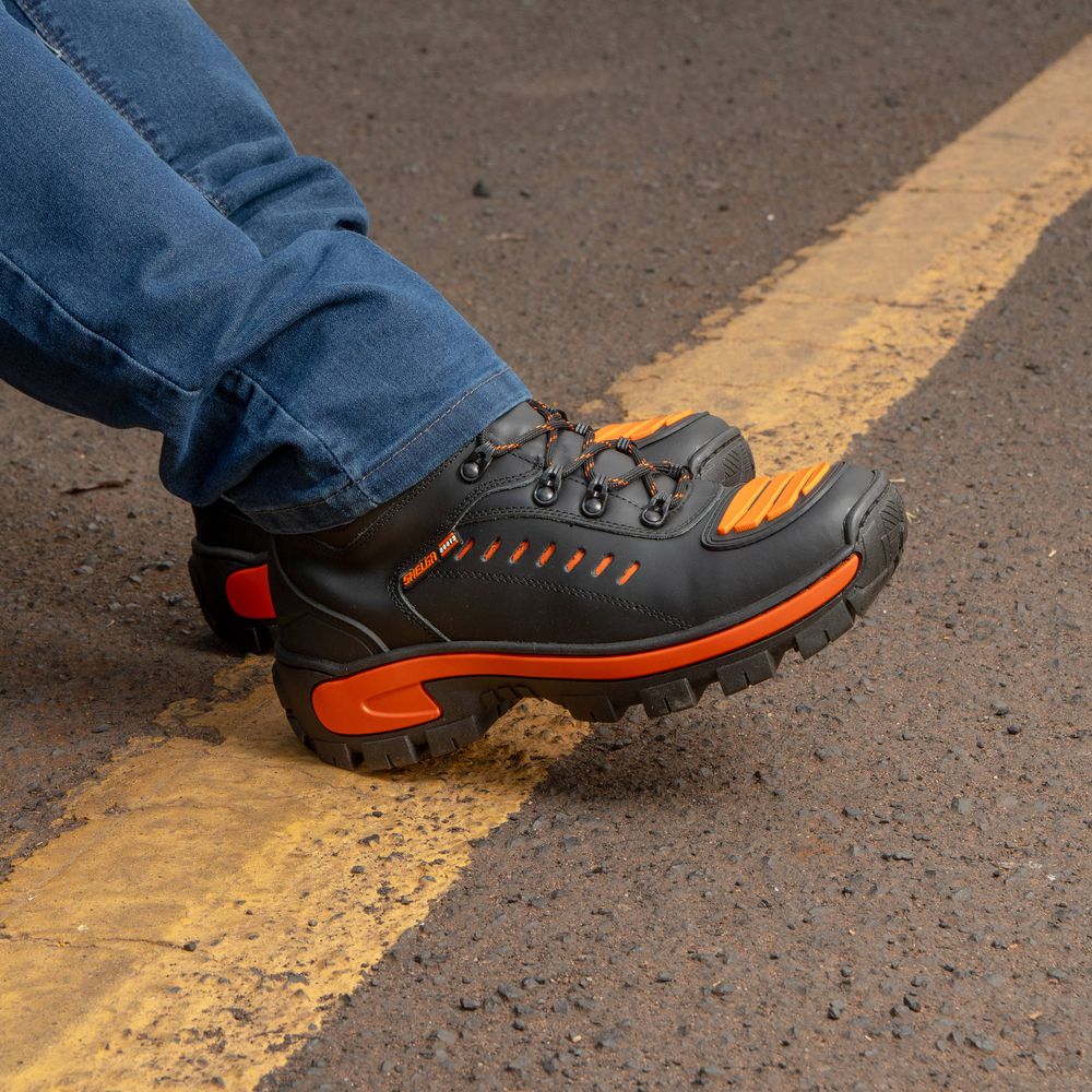 Kit Bota Motor + Luva Fit + Balaclava | Laranja - C.A 52083