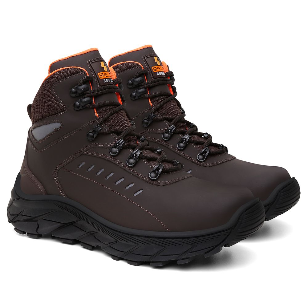 Kit Bota Tracker CA 52083 + Cinto Oregon com Meia Tática de Brinde | Café