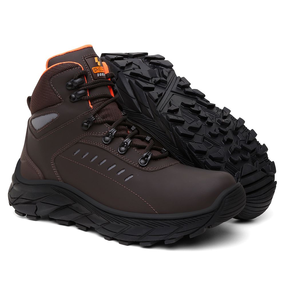 Kit Bota Tracker CA 52083 + Cinto Oregon com Meia Tática de Brinde | Café