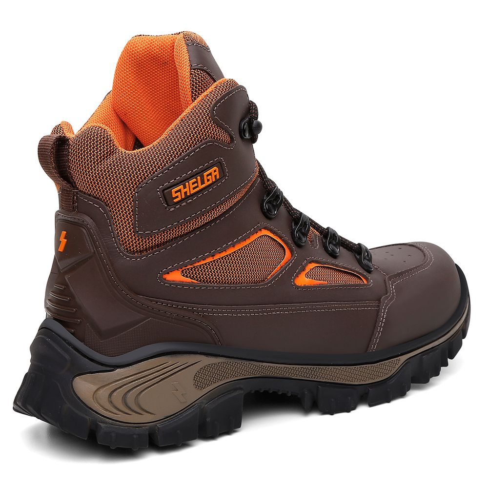 Bota Walker Cano Médio Biqueira PVC Extra Conforto | Café - CA 52083
