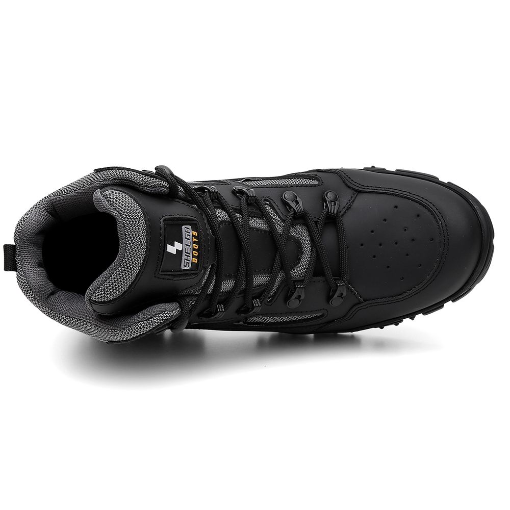 Bota Walker Cano Médio Biqueira PVC Extra Conforto | Preto - CA 52083